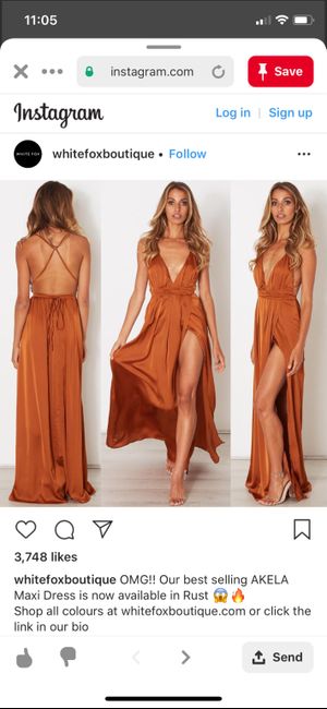 Burnt Orange Bridesmaid Dresses 5