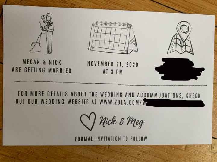 Hand-addressing Save the Date Envelopes - 3