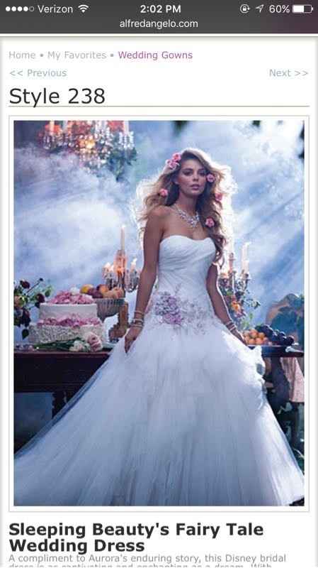 Wedding dress shopping