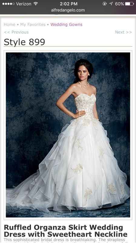 Wedding dress shopping