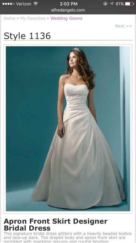 Wedding dress shopping