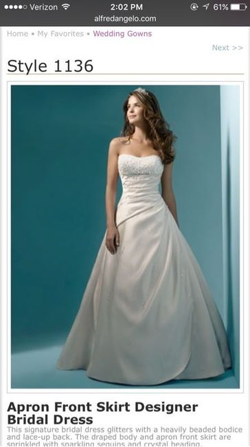 Wedding dress shopping
