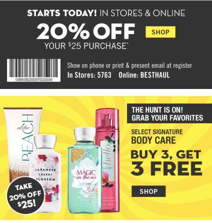 "PSA: Vistaprint and Bath and Bodyworks sale info!"