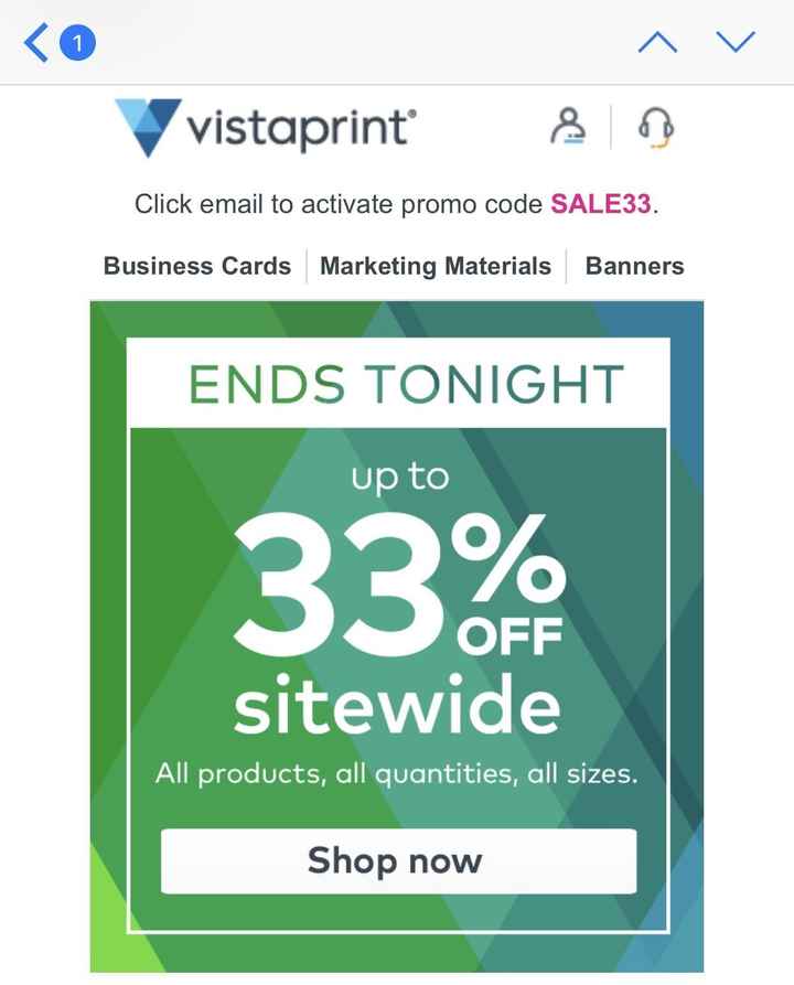"PSA: Vistaprint and Bath and Bodyworks sale info!"