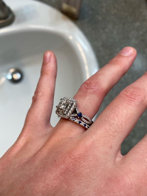 Sapphires as wedding rings! 2
