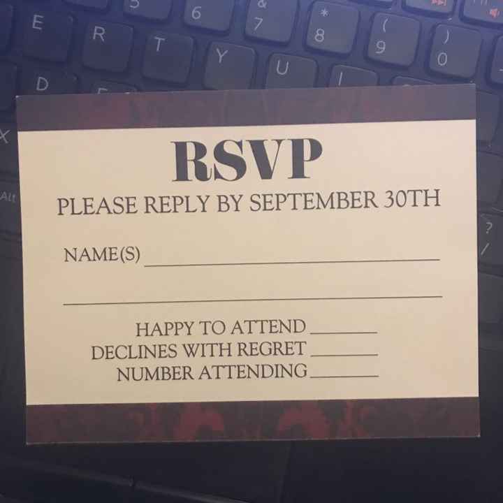  How to diy rsvp Cards - 1