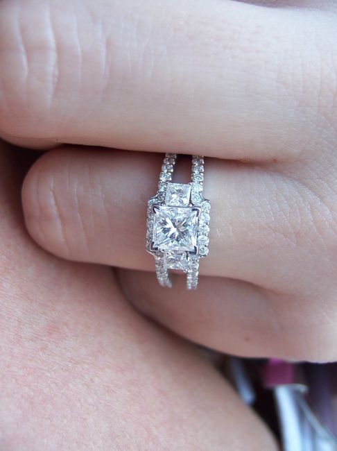 We haven't seen any BLING in a while!  Show off your rings!