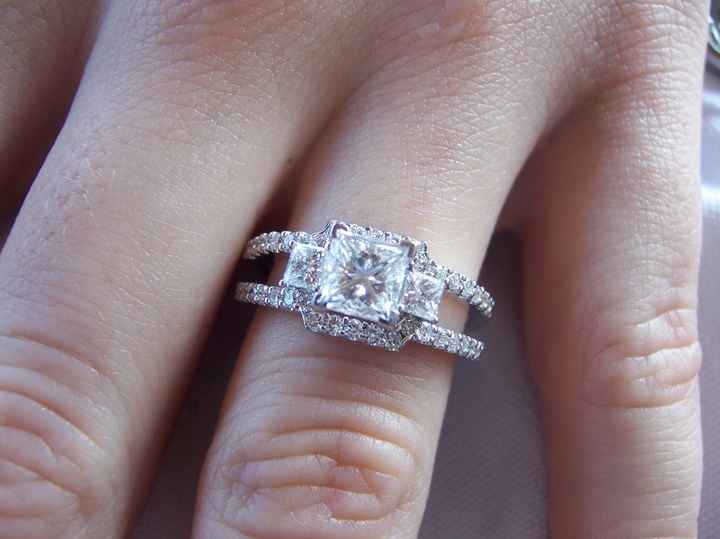 We haven't seen any BLING in a while!  Show off your rings!