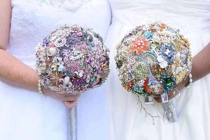  Brooch Bouquet and Boutonniere - 1