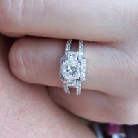 We haven't seen any BLING in a while!  Show off your rings!