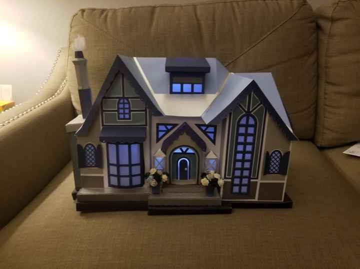 Our house-shaped cardbox