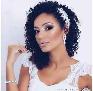 Bridal Style - Naturally Curly Hair