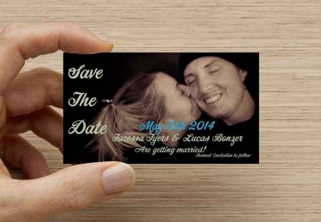 DIY save the dates **pic**