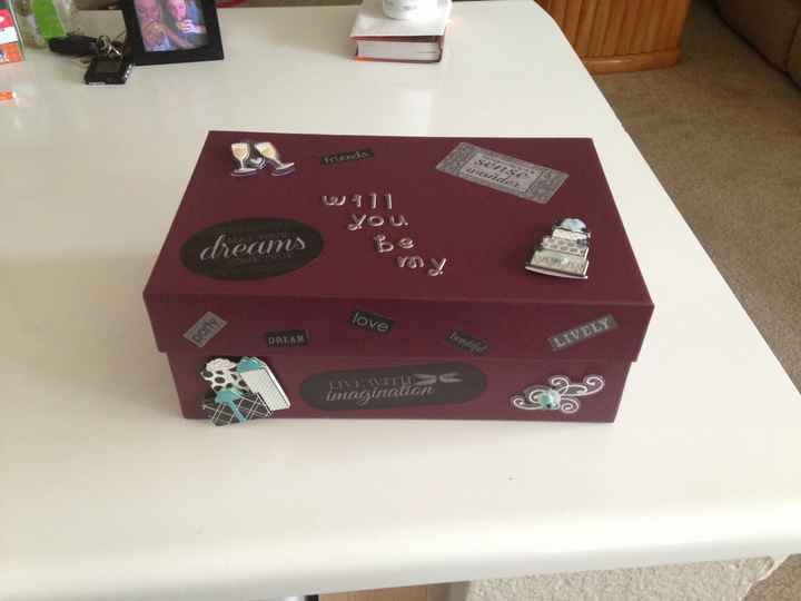 My way of asking my ladies to be my Bridesmaids/Matron of Honor!! **PICS**
