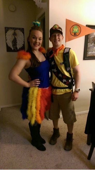 Happy Halloween post a pic of you and your fiancé in costumes