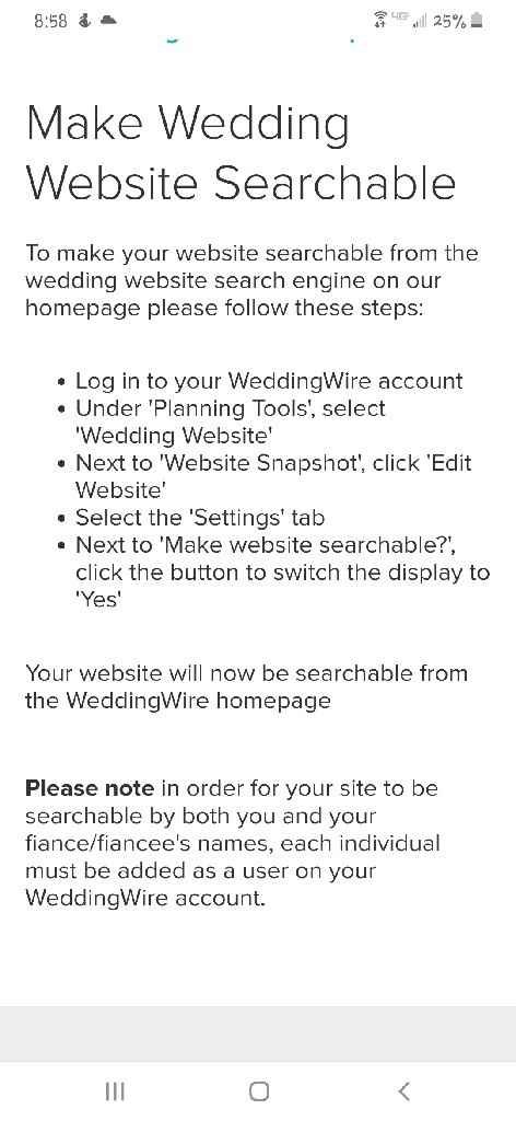 My wedding website - 1