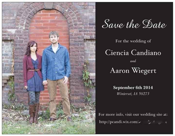 Can I see your DIY save the dates? Please: )