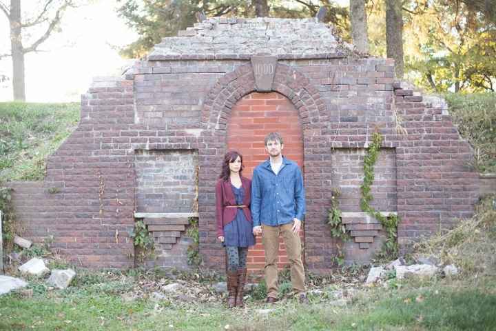 Where did you take your engagement pictures?