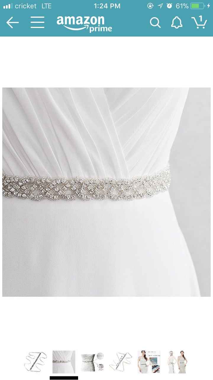  Bridal Sash/belt - 1