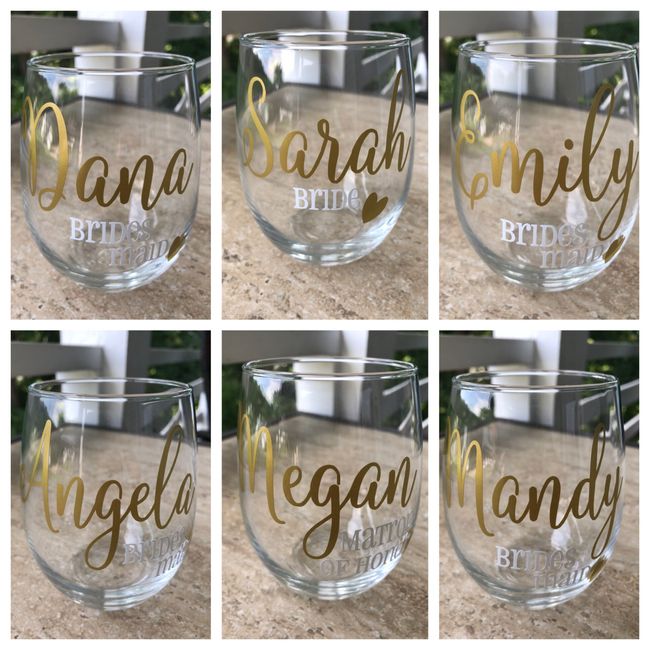 Bridesmaids gifts- are wine glasses the way to go? - 2