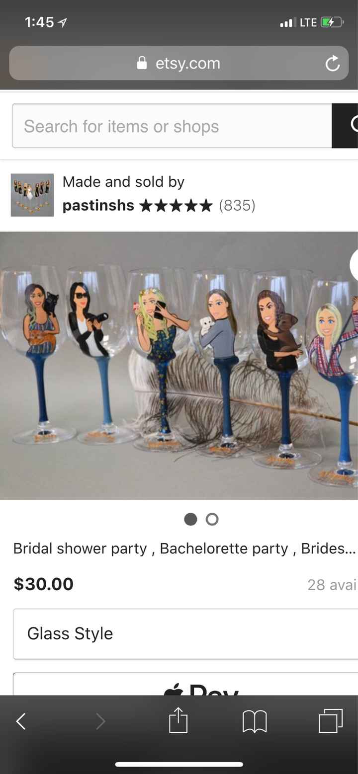 Bridesmaids gifts- are wine glasses the way to go? - 1