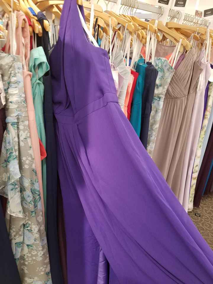 Can't find the purple bm dress I want