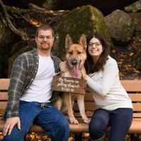 Engagement photos w/ dogs - 2
