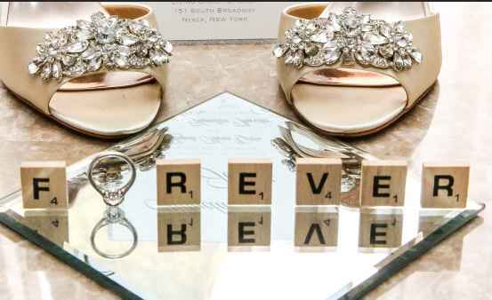 Scrabble ring and shoes