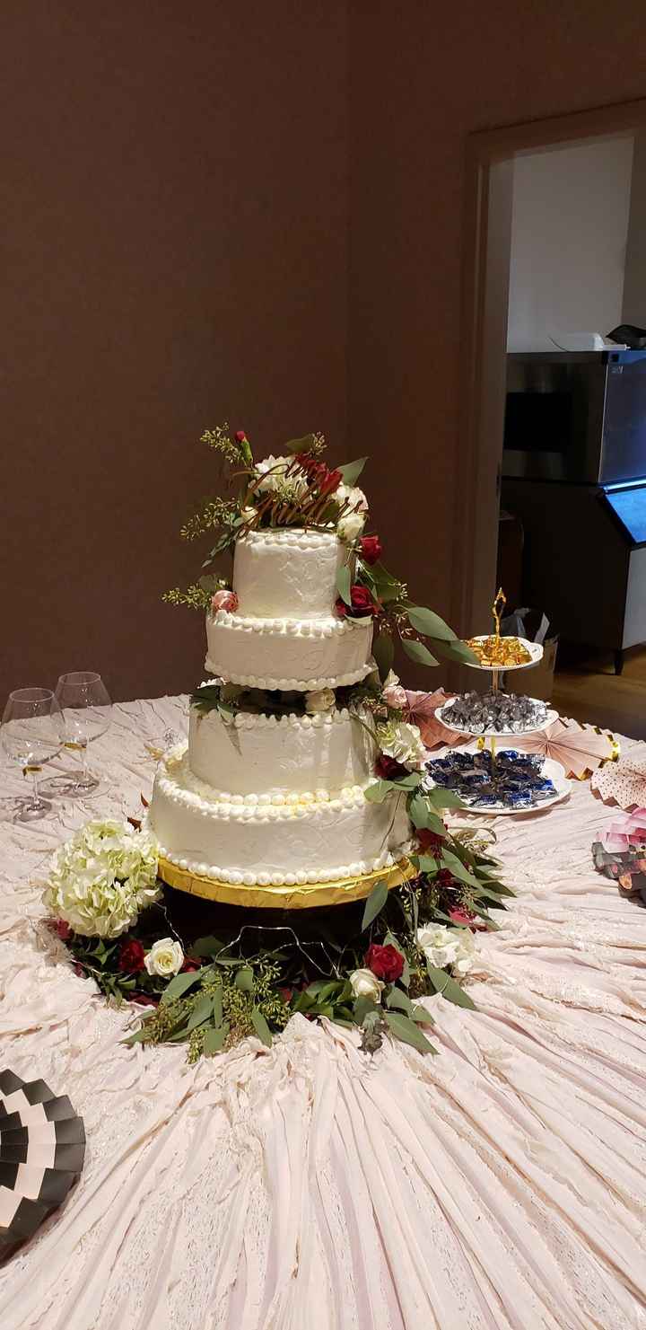 my Grandmother made our wedding cake. it was THE BESSST