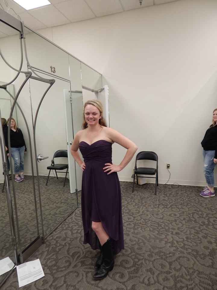 Let's see those dresses!