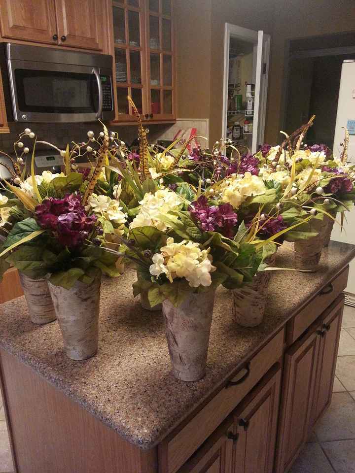 A bunch of DIY completed this weekend! OCTOBER BRIDES! PICTURES