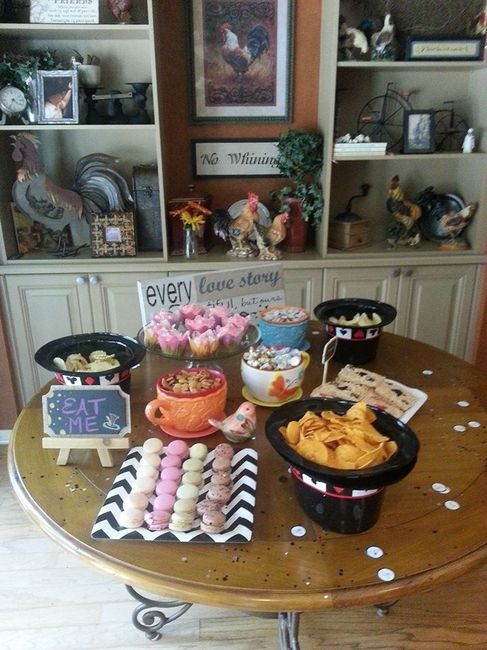 Bridal shower Mad Hatter tea Party!! PIC heavy