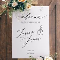 iso Wedding Signs - 1