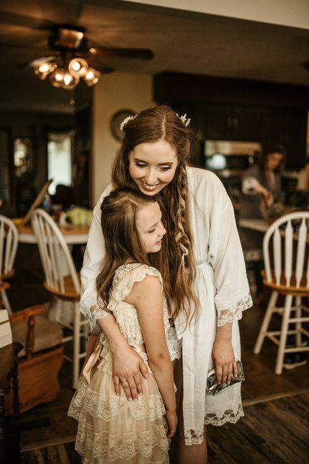 My niece Lacy, our flower girl