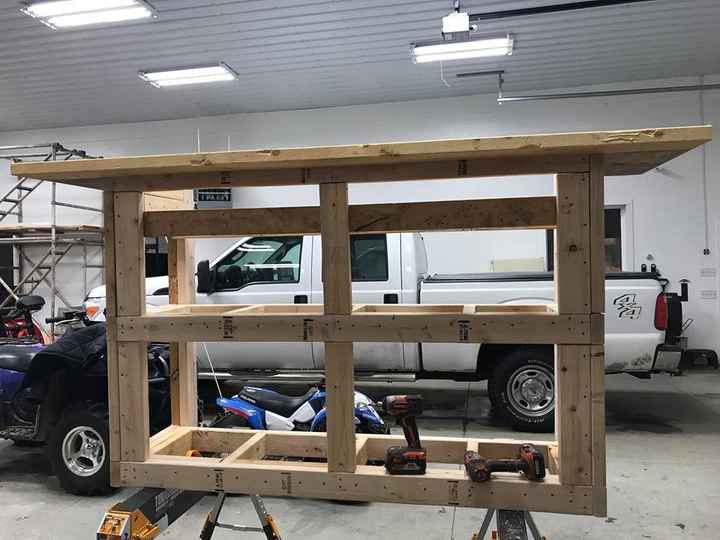 Building DIY rustic bar