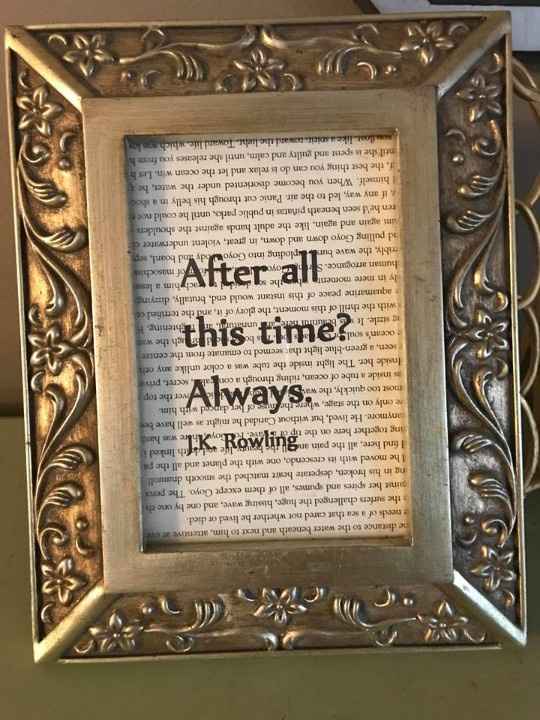 DIY literary sign