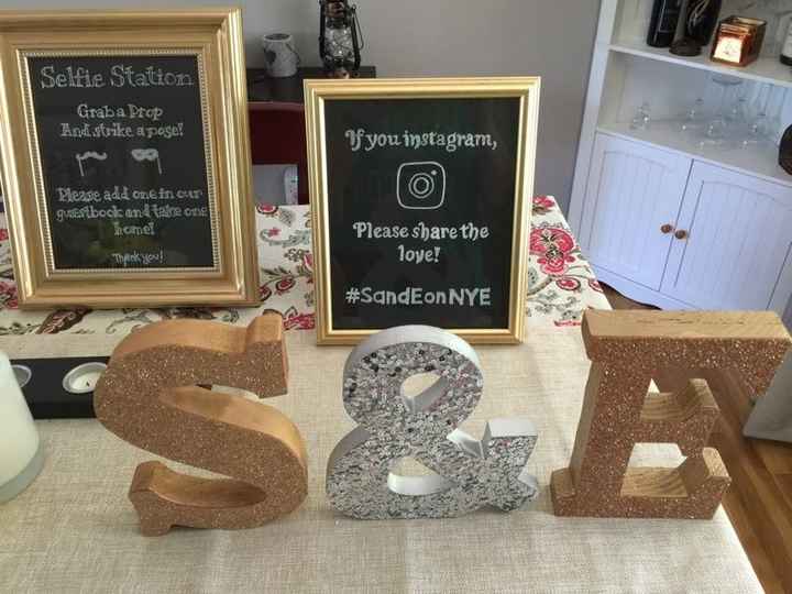 Finished my guest book sign!