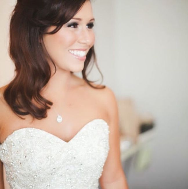 Opinions needed! Necklace or no necklace with my dress?
