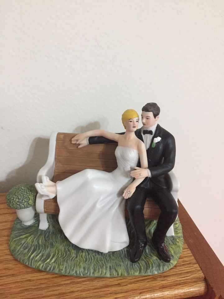 Cake topper excitement