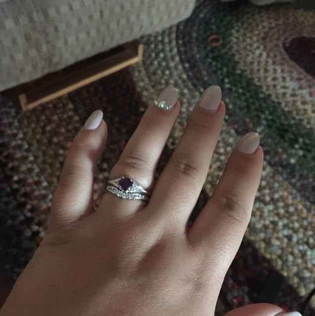 Show me your colored stone e-rings!