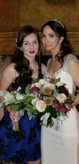 My oldest daughter, also my MOH.