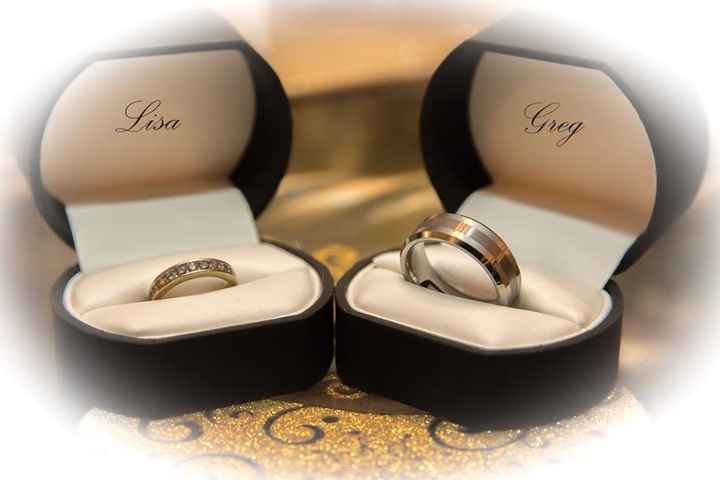 Our wedding bands together.