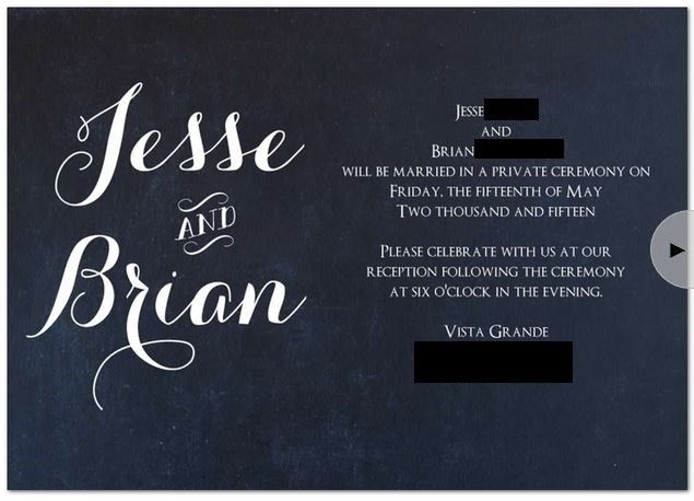 Double check my invitation please?