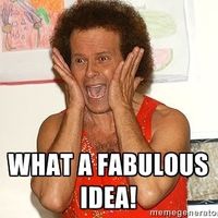 You are all great! And your ideas are even greater!