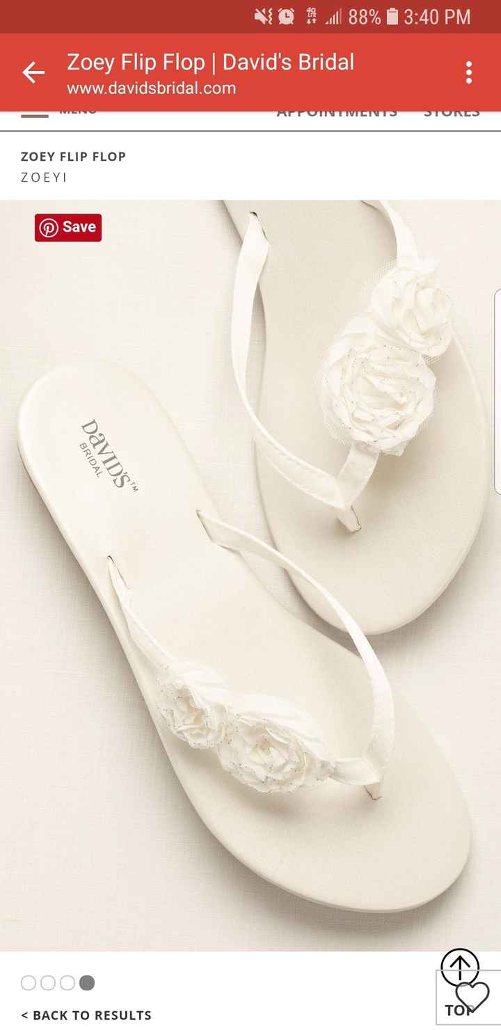 Show me your wedding shoes, any wedge heels in the house? - 1