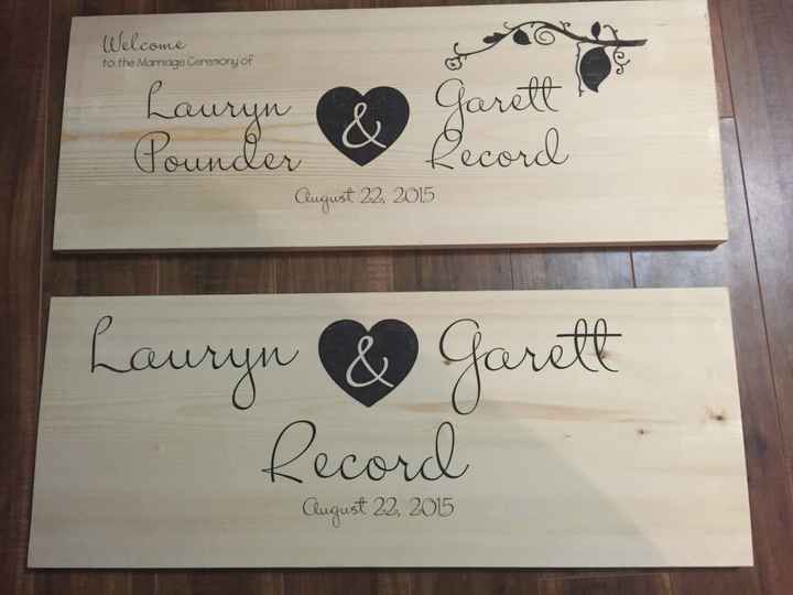 Weekend DIY Signs :)