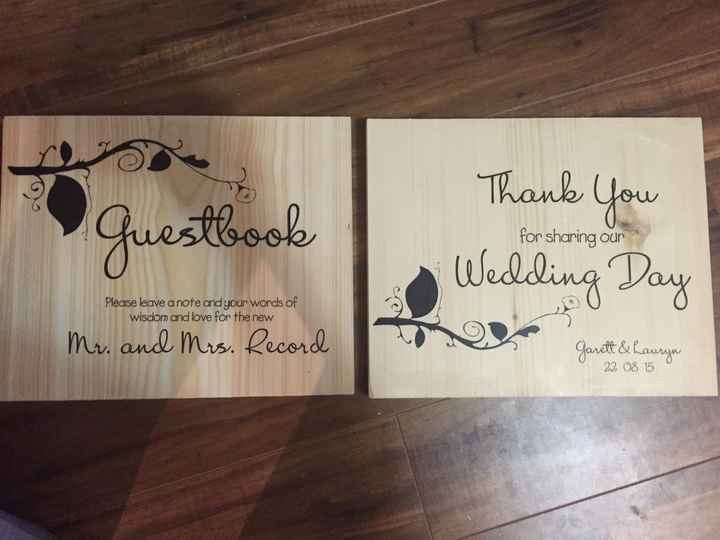 Weekend DIY Signs :)