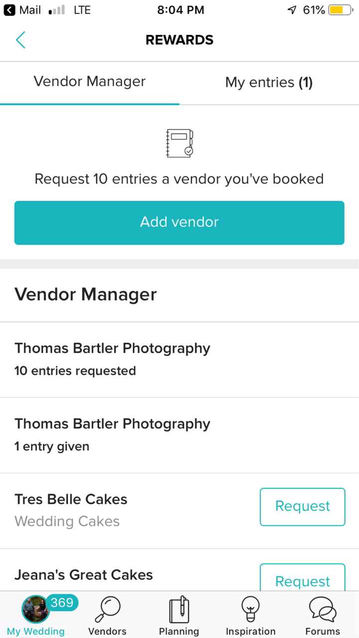 How to enter the WeddingWire Rewards sweepstakes! - 1