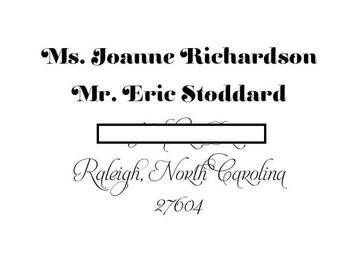 Which one for invitation envelopes??