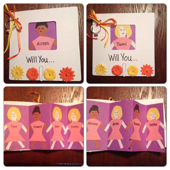 WILL YOU BE MY BRIDESMAID DIY CARDS